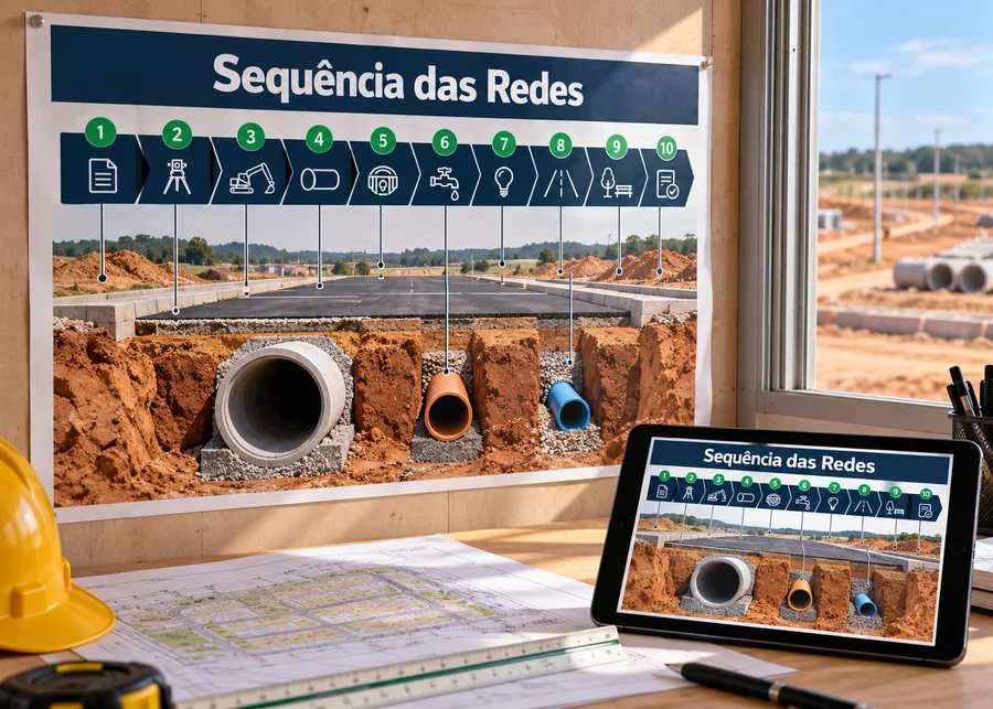 Mockup do bônus 2: Cronograma Visual e Sequência das Redes